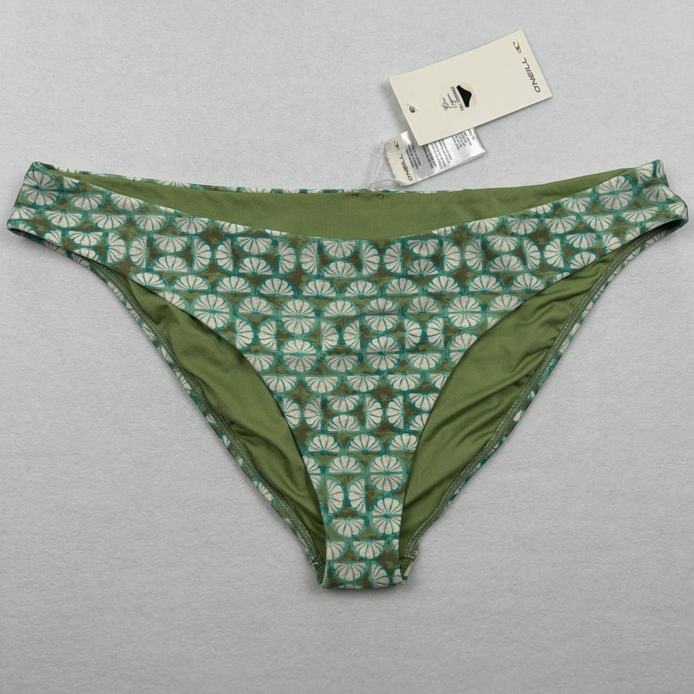 ONeill Womens Green Abstract Shell Burleigh Wrap Bikini Set XL DD-Cup - Picture 6 of 10